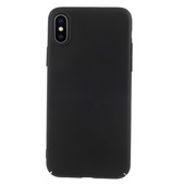 Rubberized Matte Cover til iPhone X - Black