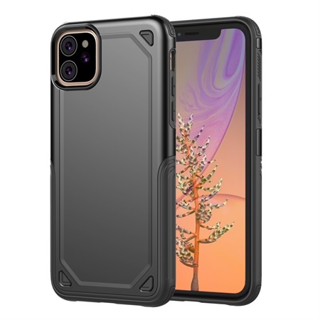  Hybrid Rugged Armor Case for iPhone 11 - Black