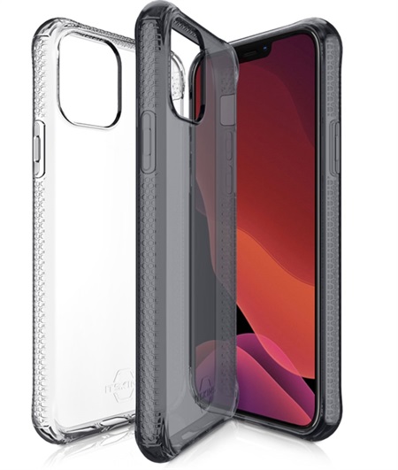 ITSKINS Gel Cover iPhone 12/Pro 6,1".2 pakke, Gennemsigtig Klar+Sort