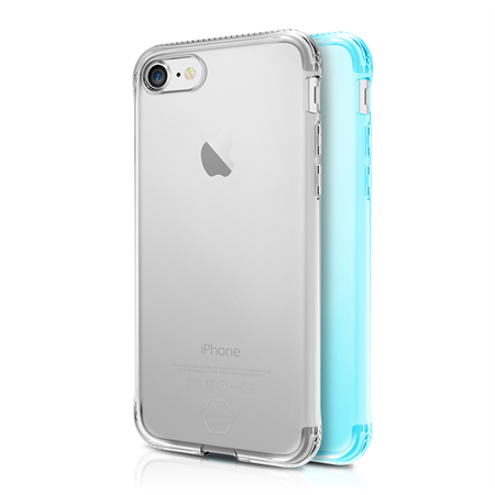 ITSKINS Gel Cover 2-pak til iPhone 6/6S/7 - Transparent/Green