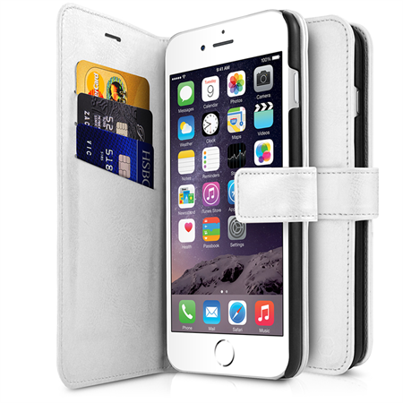 ITSKINS Book Cover til iPhone 6/6S/7 - White