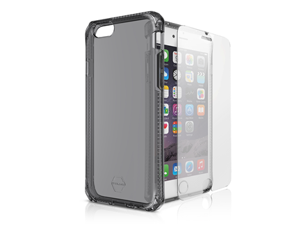 ITSKINS cover og beskyttelsesglas til iPhone 7/8, Black