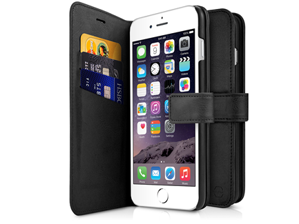 ITSKINS Wallet Book til iPhone 6/7/8 Plus - Black