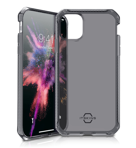 ITSKINS Gel Cover til iPhone 11 Pro Max 6,5". Transparent Black